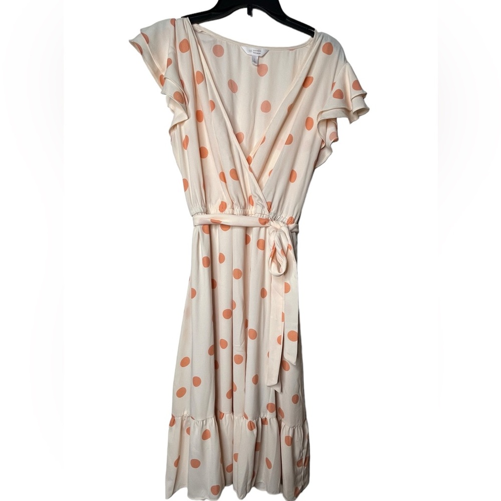 Lauren Conrad polka dot wrap dress - Large - Picture 7 of 11